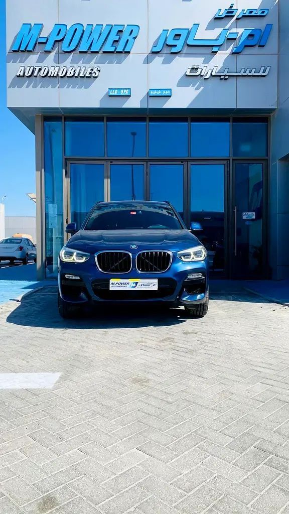 Used BMW X3 30i xDrive III (G01), 2.0 l, 2018 in Abu Dhabi by M Power Automobiles, Blue color. GCC Specs | AUTO.AE