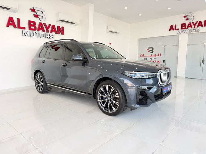 مستعملة BMW X7 M50i ط (G07), 4.4 l, 2019 في في أبو ظبي من Al Bayan Motors، اللون رمادي. مواصفات الخليج | AUTO.AE | إعلان #263197