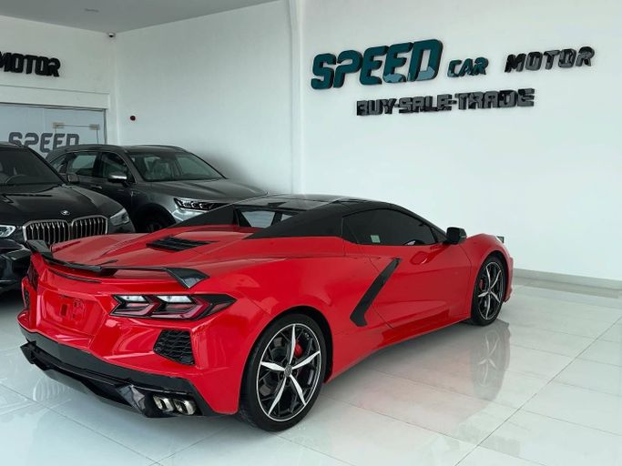 Used Chevrolet Corvette Stingray C8, 6.2 l, 2022 in Abu Dhabi by Speed Car Motors, Red color.  | AUTO.AE