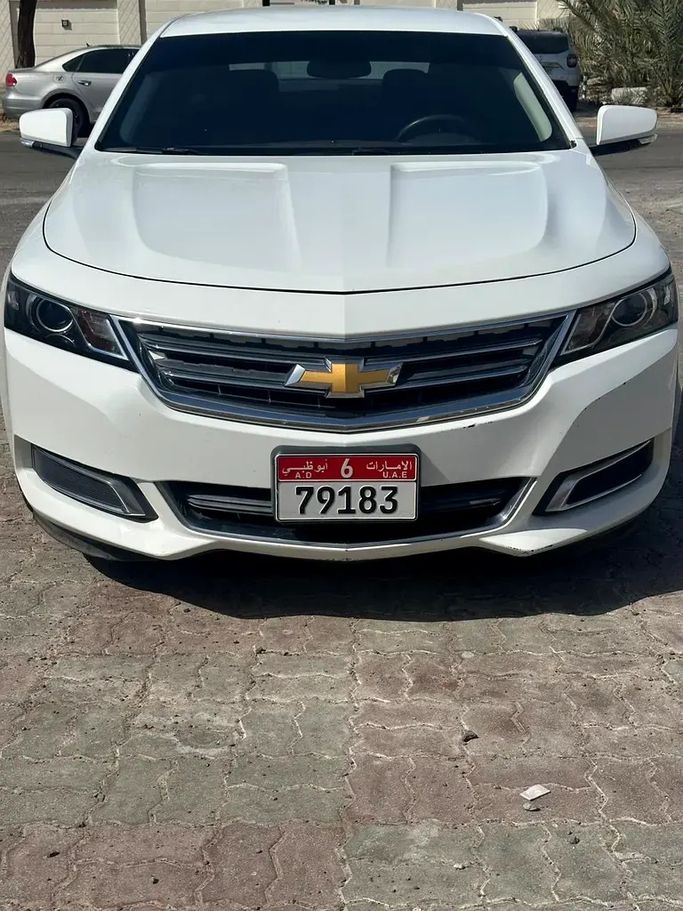 مستعملة Chevrolet Impala X, 3.6 l, 2015 في في الإمارات, أبوظبي من Al Fateh Used Automobiles Showroom، اللون أبيض. مواصفات الخليج | AUTO.AE | إعلان #274305