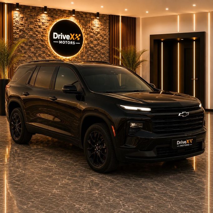 مستعملة Chevrolet Traverse ثالثاً, 2.5 l, 2024 في في الإمارات, أبوظبي من Drive X Motors، اللون أسود. مواصفات الخليج | AUTO.AE | إعلان #276494