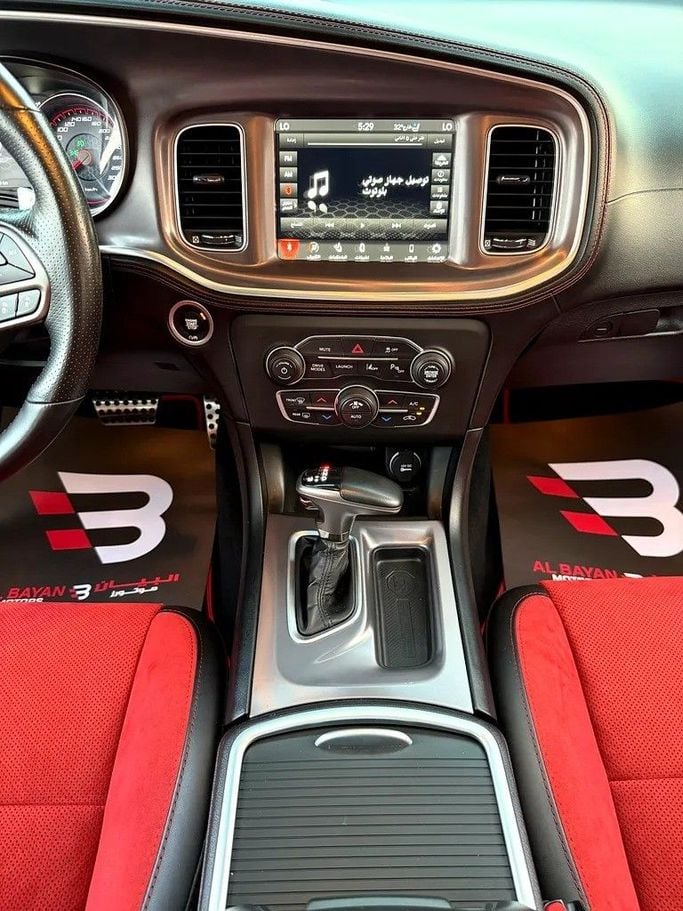 Used Dodge Charger SRT VII (LD) Facelift, 6.4 l, 2021 in Abu Dhabi by Al Bayan Motors, Black color. GCC Specs | AUTO.AE