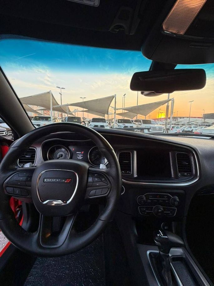 Used Dodge Charger SRT VII (LD) Facelift, 6.4 l, 2023 in Sharjah by Al Masah Al Malakia, Red color. American Specs | AUTO.AE