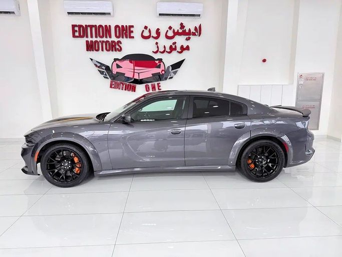 Used Dodge Charger SRT VII (LD) Facelift, 6.4 l, 2022 in Abu Dhabi by Edition One Motors, Grey color. American Specs | AUTO.AE