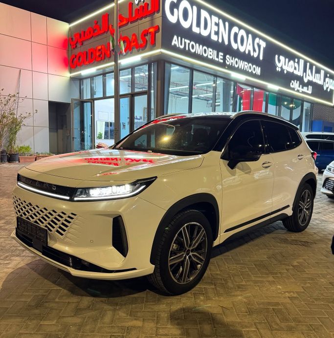 Used EXEED LX I Facelift 2, 1.6 l, 2025 in Abu Dhabi by Golden coast automobile showroom, White color. GCC Specs | AUTO.AE