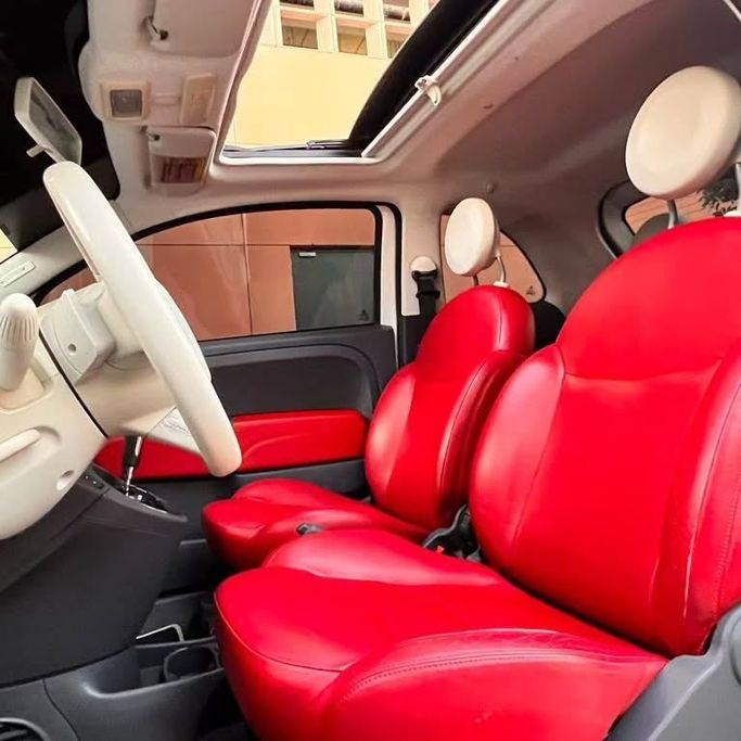 New Fiat 500 II, 1.4 l, 2013 in Abu Dhabi by Al Fajr Automobile showroom, White color. GCC Specs | AUTO.AE