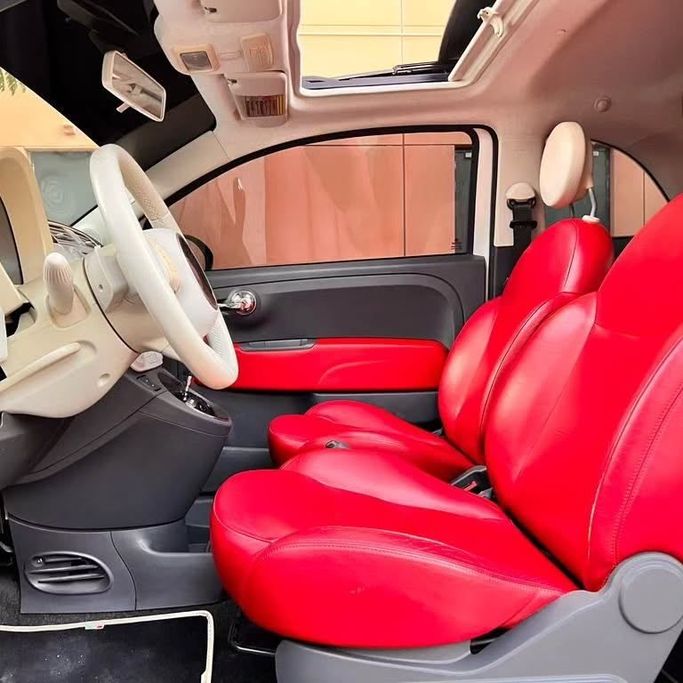 New Fiat 500 II, 1.4 l, 2013 in Abu Dhabi by Al Fajr Automobile showroom, White color. GCC Specs | AUTO.AE