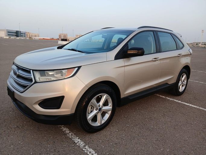 Used Ford Edge II, 2.0 l, 2017 in Abu Dhabi by Kamdhenu Cars, Golden color. GCC Specs | AUTO.AE | Listing #264222