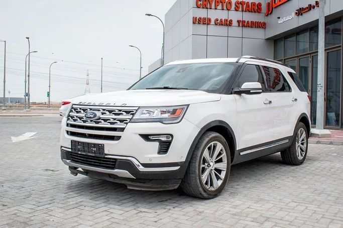 Used Ford Explorer V Facelift, 3.5 l, 2017 in Abu Dhabi by Crypto Stars Used Cars Trading, White color. Korean Specs | AUTO.AE