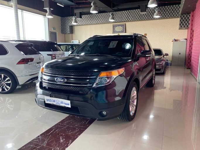 Used Ford Explorer V, 3.5 l, 2015 in Abu Dhabi by Speed Car Motors, Black color. GCC Specs | AUTO.AE