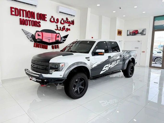 Used Ford F-150 Shelby Extreme XIII, 5 l, 2014 in Abu Dhabi by Edition One Motors, White color. American Specs | AUTO.AE