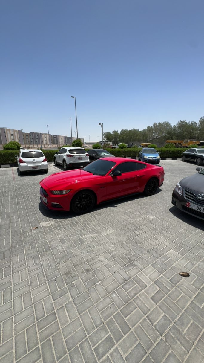 مستعملة Ford Mustang GT سادساً, 5.0 l, 2016 في في أبو ظبي، اللون أحمر. مواصفات الخليج | AUTO.AE | إعلان #265347
