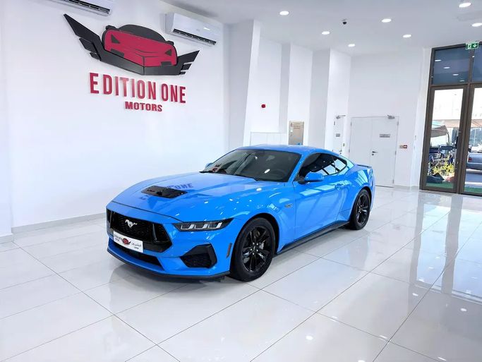 Подержанный Ford Mustang GT VII, 5.0 л, 2024 в ОАЭ, Абу-Даби от Edition One Motors Синий цвет. Американская | AUTO.AE | Объявление #276667