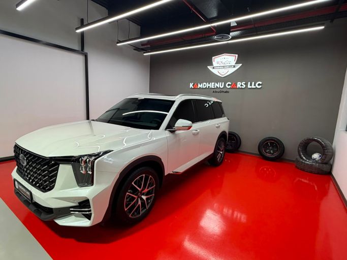 Used GAC GS8 II, 2.0 l, 2024 in Abu Dhabi by Kamdhenu Cars, White color. GCC Specs | AUTO.AE | Listing #264215
