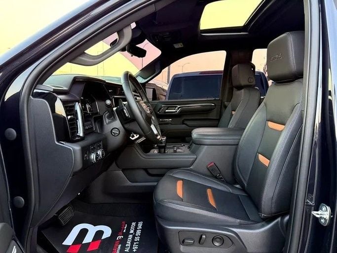 Used GMC Sierra IV Facelift, 6.2 l, 2023 in Abu Dhabi by Al Bayan Motors, Grey color. GCC Specs | AUTO.AE