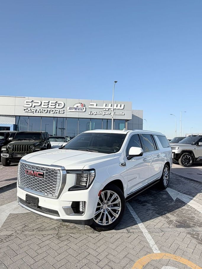 Used GMC Yukon XL V, 6.2 l, 2023 in Abu Dhabi by Speed Car Motors, White color. GCC Specs | AUTO.AE | Listing #258094
