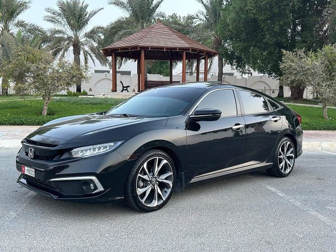 Used Honda Civic X, 1.5 l, 2021 in Abu Dhabi by Speed Car Motors, Black color.  | AUTO.AE