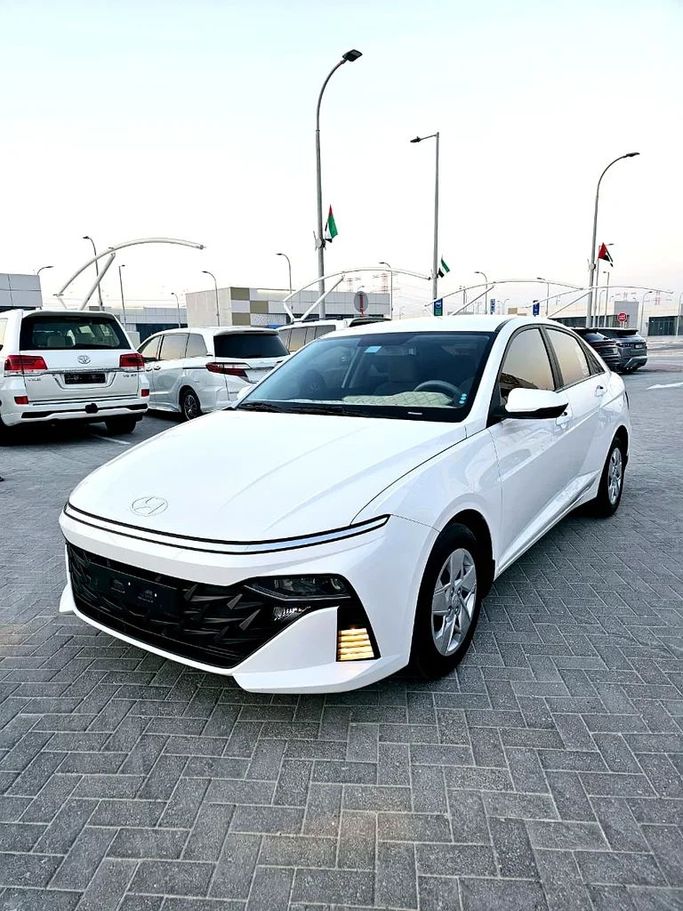 Used Hyundai Accent VI (BN7), 1.5 l, 2024 in Abu Dhabi by Al Asad Automobile Showroom, White color. GCC Specs | AUTO.AE