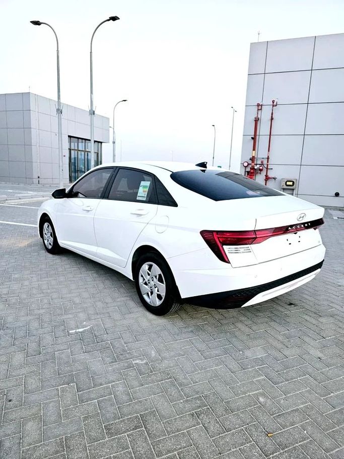 Used Hyundai Accent VI (BN7), 1.5 l, 2024 in Abu Dhabi by Al Asad Automobile Showroom, White color. GCC Specs | AUTO.AE