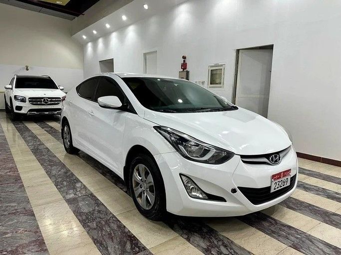 Used Hyundai Elantra V (MD) Facelift, 1.6 l, 2015 in Abu Dhabi by Al Ramz Motors, White color. GCC Specs | AUTO.AE