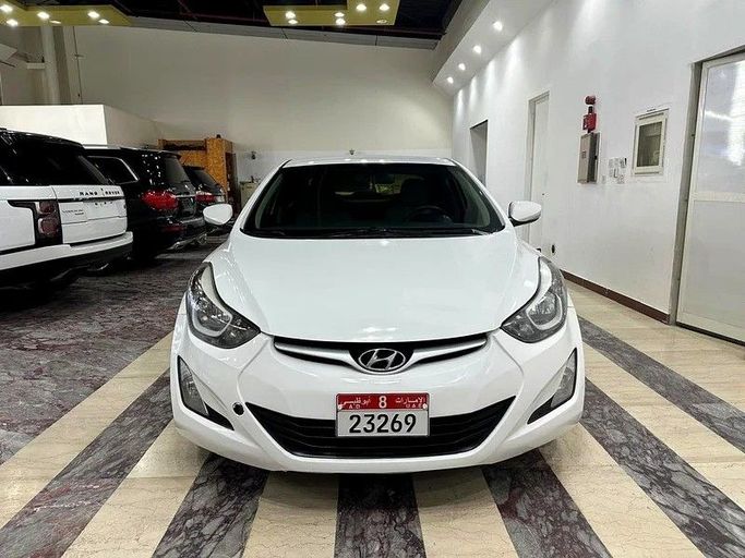 Used Hyundai Elantra V (MD) Facelift, 1.6 l, 2015 in Abu Dhabi by Al Ramz Motors, White color. GCC Specs | AUTO.AE