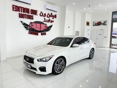 Used Infiniti Q50 I, 3.0 l, 2017 in Abu Dhabi by Edition One Motors, White color. GCC Specs | AUTO.AE