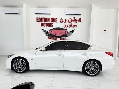 Used Infiniti Q50 I, 3.0 l, 2017 in Abu Dhabi by Edition One Motors, White color. GCC Specs | AUTO.AE