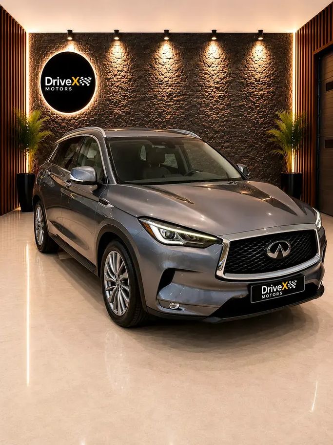 مستعملة Infiniti QX50 ثانياً, 2.0 l, 2024 في في الإمارات, أبوظبي من Drive X Motors، اللون رمادي. مواصفات الخليج | AUTO.AE | إعلان #274554
