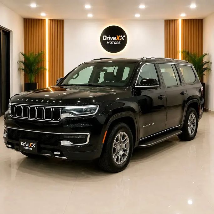 مستعملة Jeep Wagoneer Grand WS, 3.0 l, 2022 في في الإمارات, أبوظبي من Drive X Motors، اللون أسود. مواصفات الخليج | AUTO.AE | إعلان #274543