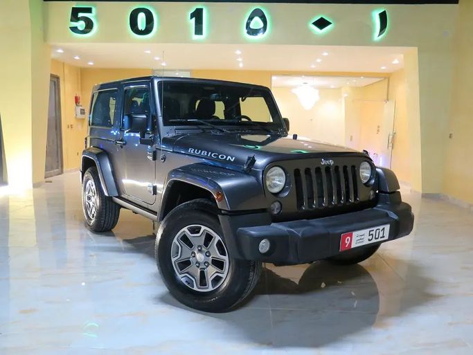 Used Jeep Wrangler III (JK), 3.6 l, 2016 in Abu Dhabi by 501 cars, Black color. GCC Specs | AUTO.AE