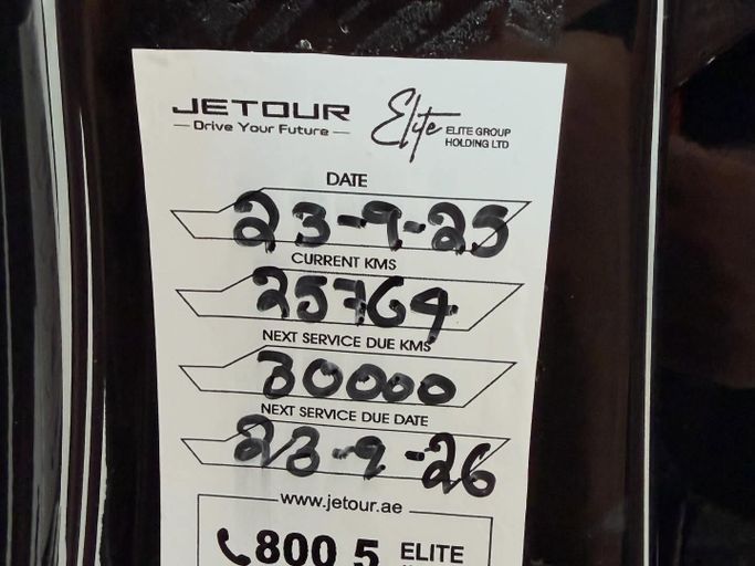 Подержанный Jetour T2, 2.0 л, 2025 в Абу-Даби от Speed Car Motors Черный цвет. GCC | AUTO.AE