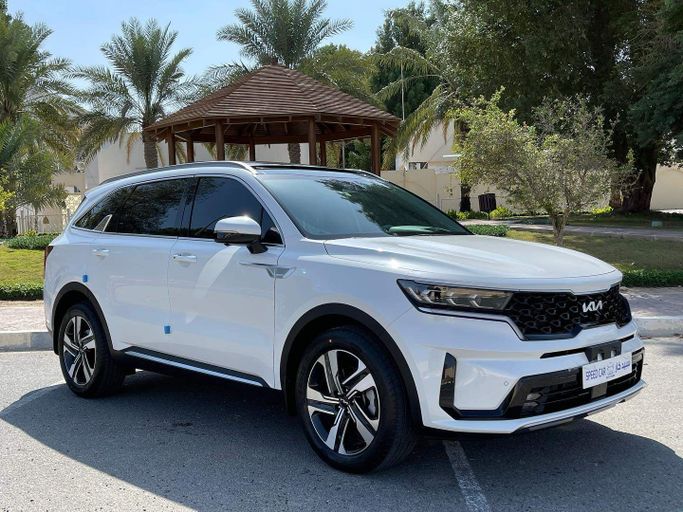 New Kia Sorento IV, 3.5 l, 2023 in Abu Dhabi by Speed Car Motors, White color.  | AUTO.AE
