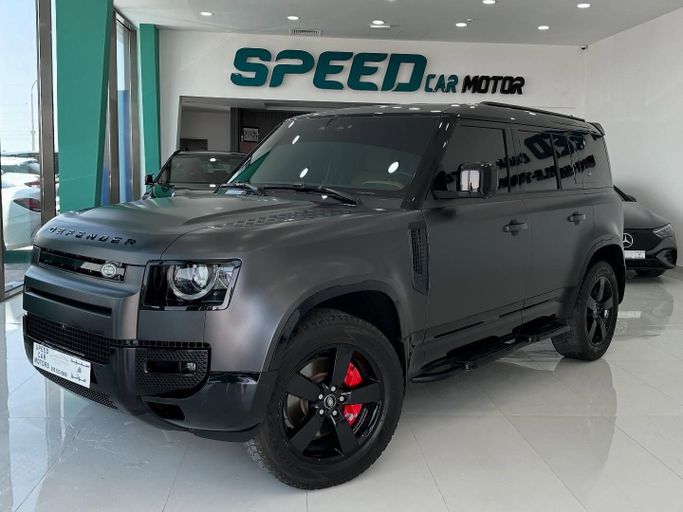 Used Land Rover Defender 130 II, 3.0 l, 2023 in Abu Dhabi by Speed Car Motors, Black color. GCC Specs | AUTO.AE