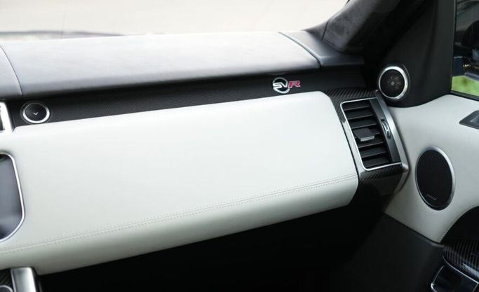 Used Land Rover Range Rover Sport SVR II Facelift, 5.0 l, 2017 in Abu Dhabi by Advantage Motors, Blue color. GCC Specs | AUTO.AE