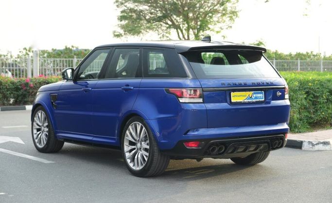 Used Land Rover Range Rover Sport SVR II Facelift, 5.0 l, 2017 in Abu Dhabi by Advantage Motors, Blue color. GCC Specs | AUTO.AE