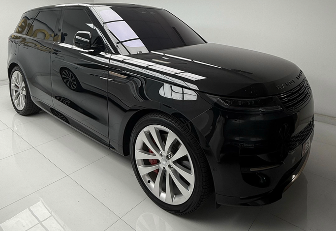 Used Land Rover Range Rover Sport P400 MHEV III, 3.0 l, 2023 in Abu Dhabi by Around The World Auto Mobile, Black color. GCC Specs | AUTO.AE