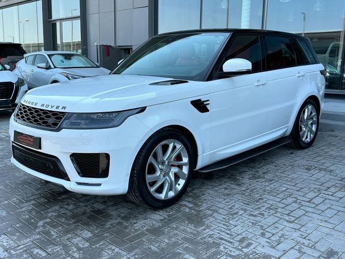 Used Land Rover Range Rover Sport P525 II Facelift, 5.0 l, 2018 in Abu Dhabi by Speed Car Motors, White color.  | AUTO.AE