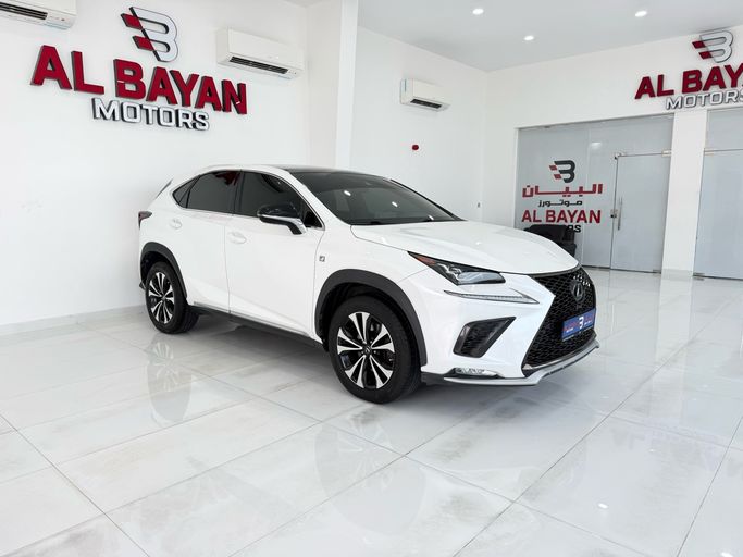 Used ⁦Lexus NX 300 I Facelift, 2.0 l, 2020⁩ in UAE, Abu Dhabi by Al Bayan Motors, White color. GCC Specs | AUTO.AE | Listing #289164