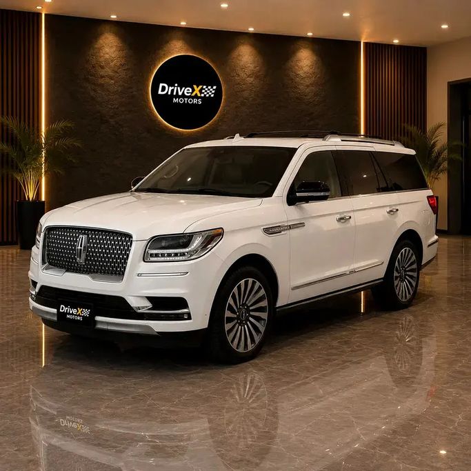 مستعملة Lincoln Navigator رابعاً, 3.5 l, 2018 في في الإمارات, أبوظبي من Drive X Motors، اللون أبيض. مواصفات الخليج | AUTO.AE | إعلان #274529