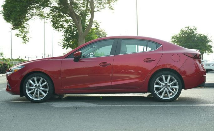 Used Mazda 3 III (BM) Facelift, 2.0 l, 2017 in Abu Dhabi by Advantage Motors, Red color. GCC Specs | AUTO.AE