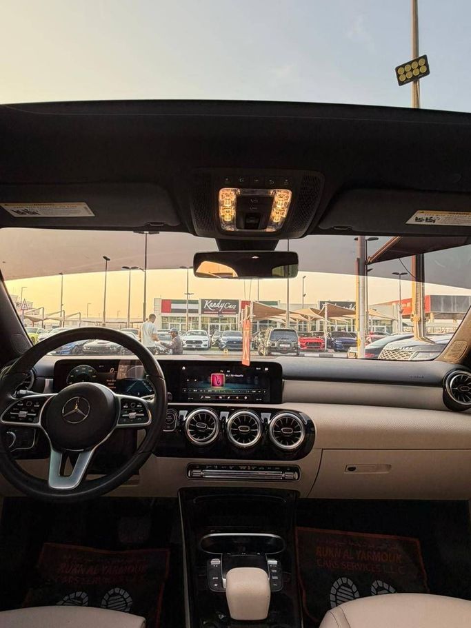 Used Mercedes-Benz A-Class 220 IV (W177), 2.0 l, 2022 in Sharjah by Al Masah Al Malakia, White color. American Specs | AUTO.AE