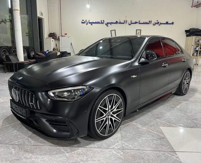 Used Mercedes-Benz C-Class AMG 43 AMG V (W206), 2.0 l, 2024 in Abu Dhabi by Golden coast automobile showroom, Black color.  | AUTO.AE
