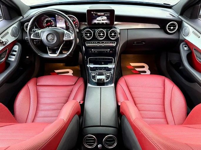 Used Mercedes-Benz C-Class 200 IV (W205), 2.0 l, 2016 in Abu Dhabi by Al Bayan Motors, Silver color. GCC Specs | AUTO.AE