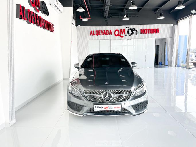 Used Mercedes-Benz C-Class 300 IV (W205), 2.0 l, 2017 in Abu Dhabi, Grey color. GCC Specs | AUTO.AE
