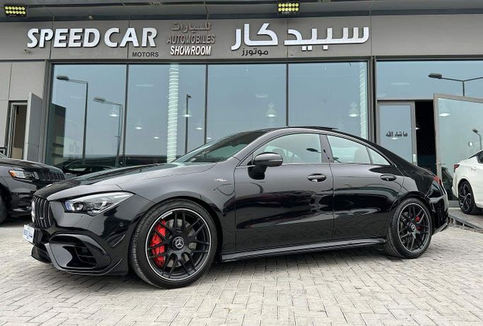 New Mercedes-Benz CLA AMG 45 AMG S II (C118, X118), 2.0 l, 2020 in Abu Dhabi by Speed Car Motors, Black color. GCC Specs | AUTO.AE