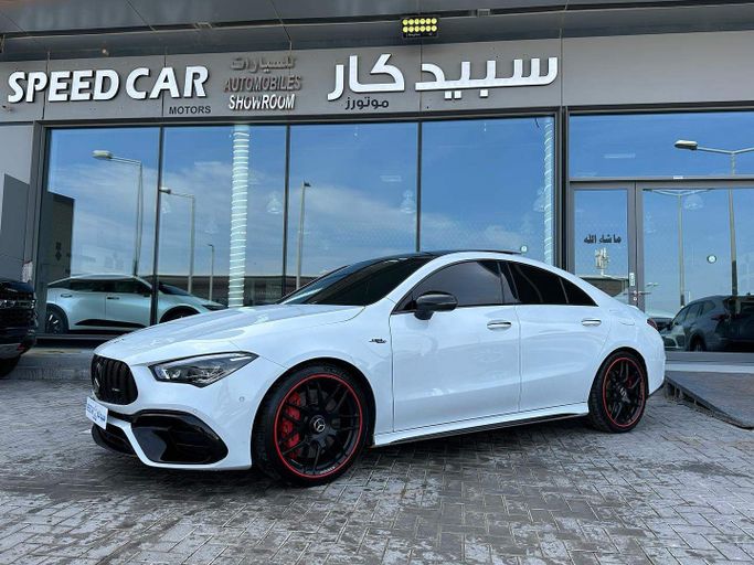 New Mercedes-Benz CLA AMG 45 AMG S II (C118, X118), 2.0 l, 2020 in Abu Dhabi by Speed Car Motors, White color.  | AUTO.AE