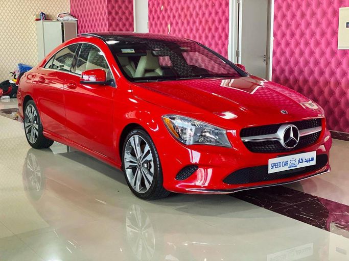 Used Mercedes-Benz CLA 180 II (C118, X118) Facelift, 1.3 l, 2023 in Abu Dhabi by Speed Car Motors, Red color. GCC Specs | AUTO.AE