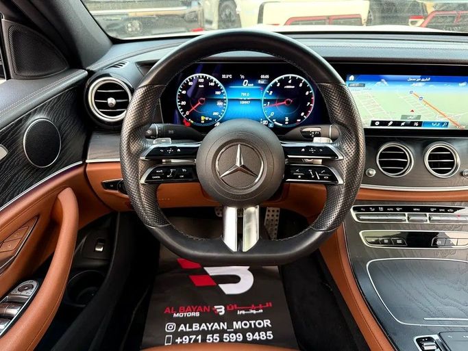 Used Mercedes-Benz E-Class 300 V (W213, S213, C238) Facelift, 2.0 l, 2022 in Abu Dhabi by Al Bayan Motors, White color. GCC Specs | AUTO.AE