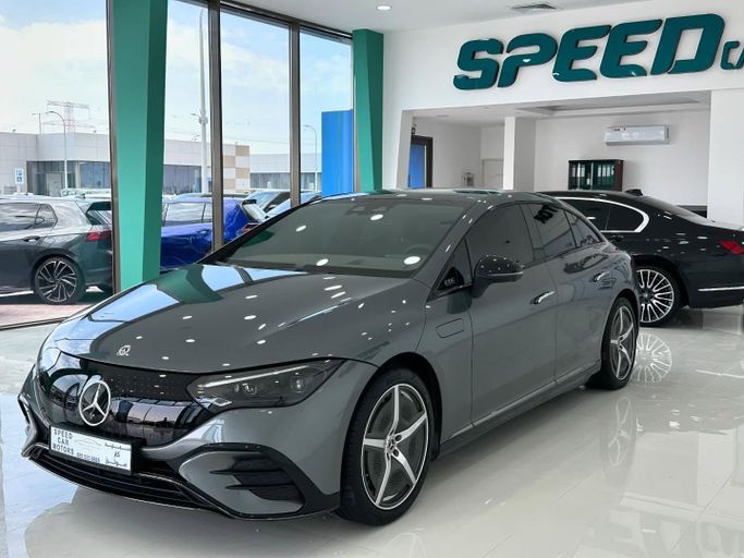 Used Mercedes-Benz EQE 350, 2022 in Abu Dhabi by Speed Car Motors, Grey color.  | AUTO.AE