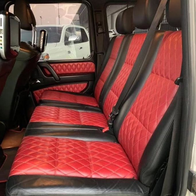 Подержанный Mercedes-Benz G-Class AMG 63 AMG I (W463) Рестайлинг 2, 5.5 л, 2015 в Абу-Даби от Al Fajr Automobile showroom Белый цвет. GCC | AUTO.AE